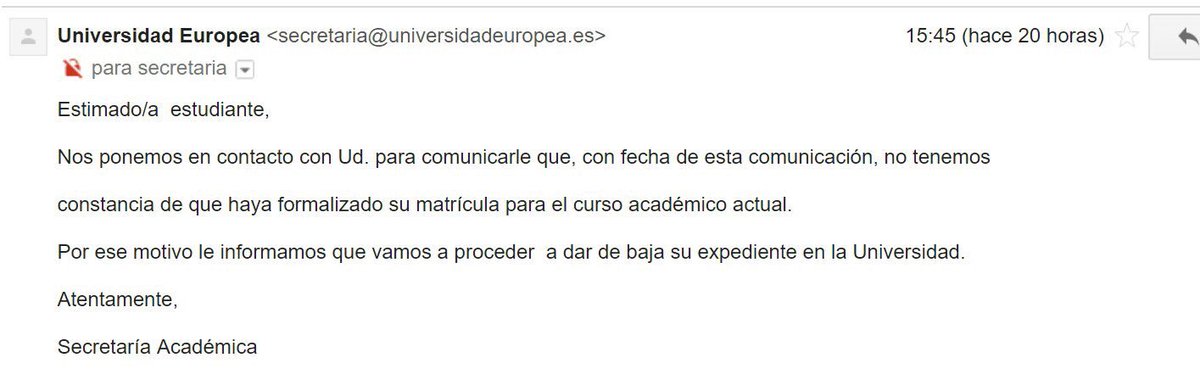 DelegacionIME's tweet photo. Si os llega este email poneros en contacto con cualquier delegado para que se pueda solucionar https://t.co/bQCOMQ0KX4