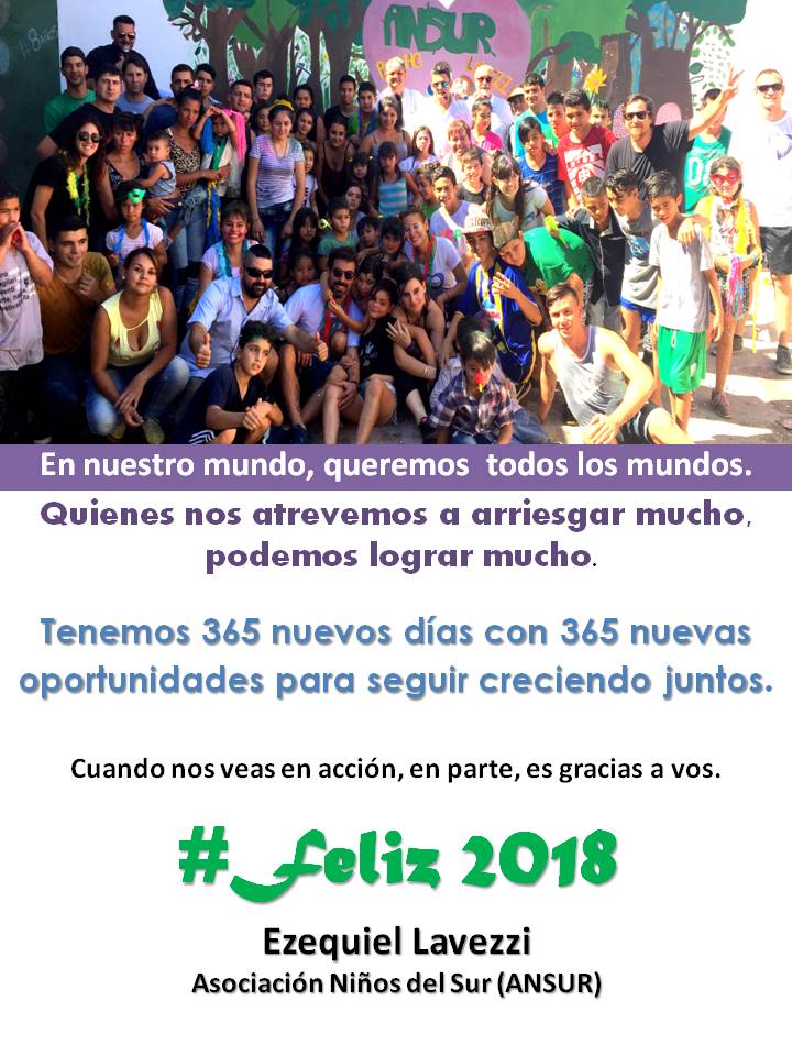 #Feliz2018 les desea #ANSUR de @PochoLavezzi