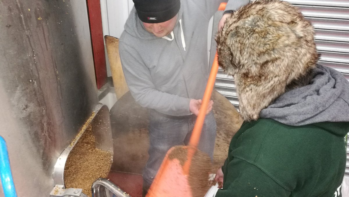 MancBeerFest's tweet photo. Time for collaborators to do their collaboration duties.... @ElusiveBrew #DiggingTheMash @redwillowbrew https://t.co/Ug0rPtvGrW