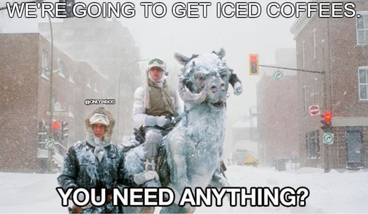 OnlyInBOS's tweet image. Bostonians heading out this morning like...