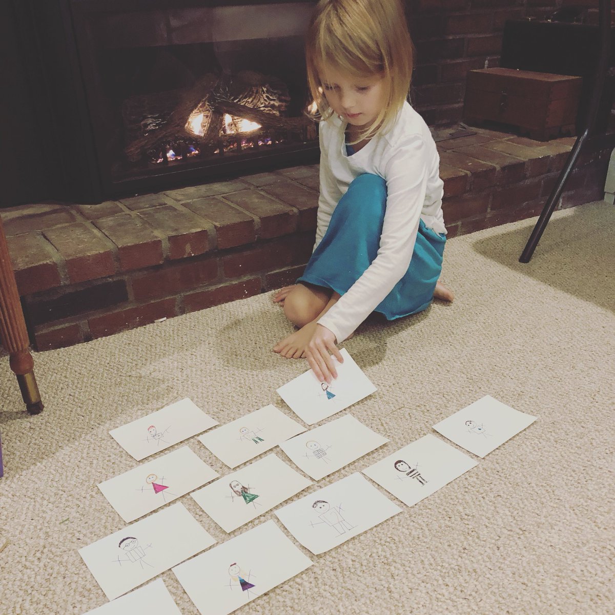 MacKidPlymouth's tweet photo. @saprovost Someone misses her classmates. She has created a picture of each one of them #missingschool #missingfriends #schoolvaca #loveSH https://t.co/GJkn4ZK6jC