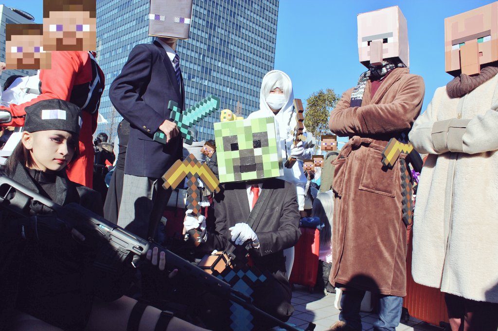 アジョッタ No Twitter C93 C93コスプレ マイクラコス Minecraft It Is A Cosplay Of Minecraft スティーブが なかまに なりたそうに こちらをみている T Co Vtnxvn5jqi
