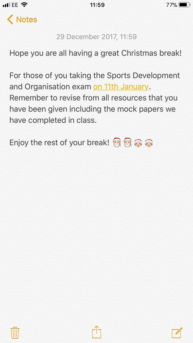 ColneFootball's tweet photo. 🎅🏻⚽️Reminder to Year 13 students🎅🏻⚽️ https://t.co/9RDkWuRCyn