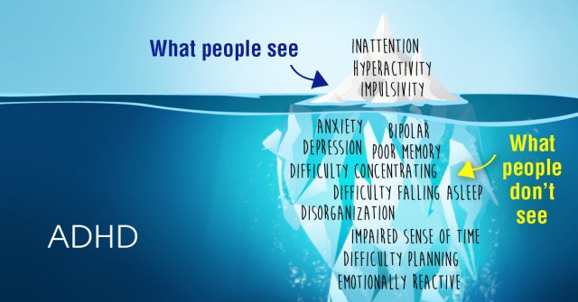 NeurodiversityT's tweet image. ADHD is a neurodevelopmental condition - but the prevalence of mental health problems in the ADHD population means ADHD IS A MENTAL HEALTH ISSUE 
@AdhdRichmond @AdultADHDNI @adhdaction @ADHDwiseUK @UK_ADHD @adhdnorfolk @ADHDSolutionsUK

additudemag.com/when-its-not-j…