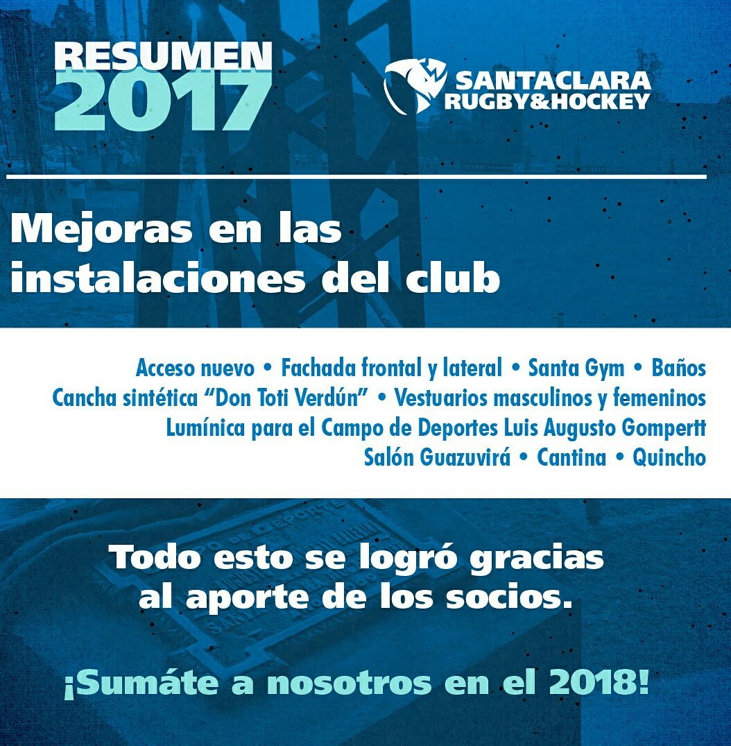 santaclararhc's tweet photo. Sumate https://t.co/qJFvhfMQJC