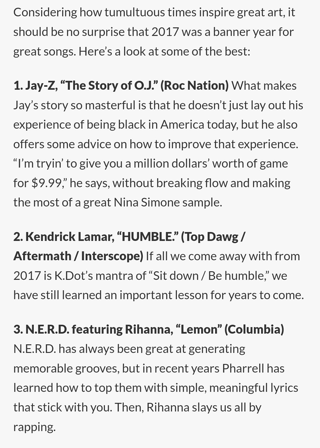 Jay Z Daily On Twitter Newsday Top Songs Of 2017 Jay Z S The