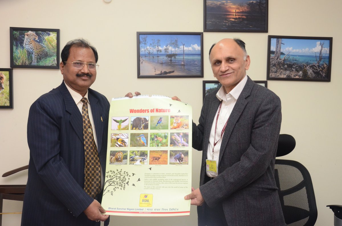 BSNLCorporate's tweet image. #BSNL unveiled calendar for the year 2018.