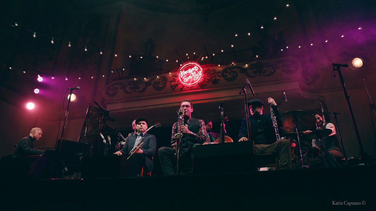 THIS EVENING at #WinterTimeFest we have Wendy May's Locomotion, @KansasSmittysHB and Swing Zazou ALL for FREE on The Covered Mirror Stage! For more info and time slots head here: greenwichwintertime.com