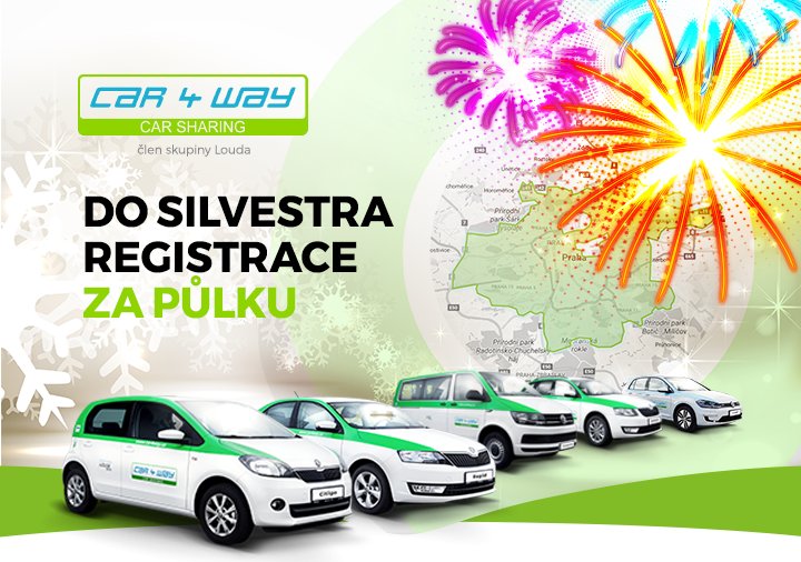 CAR4WAY's tweet photo. A druhý dárek v podobě registrace za půlku už jen do Silvestra. Těšíme se na tebe.
https://t.co/w1wYRcse7J https://t.co/CnsQkIlldS