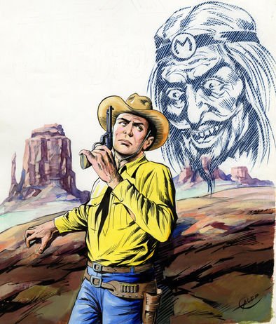 SkyTG24's tweet photo. Tex Willer, la leggenda del fumetto italiano compie 70 anni https://t.co/GDE6ssDoYP #intrattenimento https://t.co/2a9Fjc7O7Q
