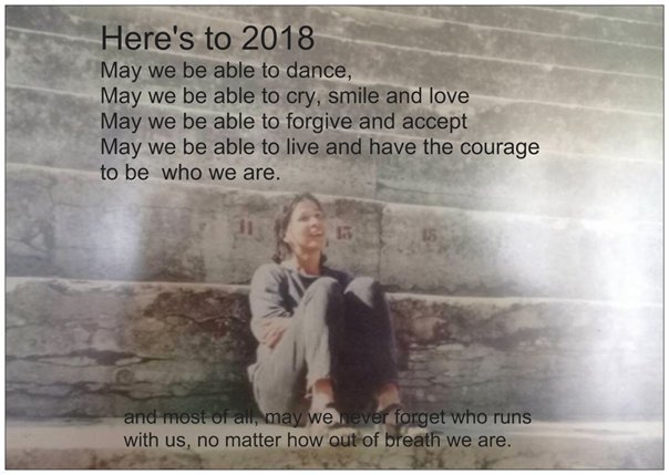 namiwel's tweet photo. Here's to 2018!!! More #filmfestivals, #womeninfilm #risingup #speakingfree #dancing #loving #peace #lesscritisism #worthydecisions #webseries #walking2gether @BirgitStauber https://t.co/u2DWTSyjfe