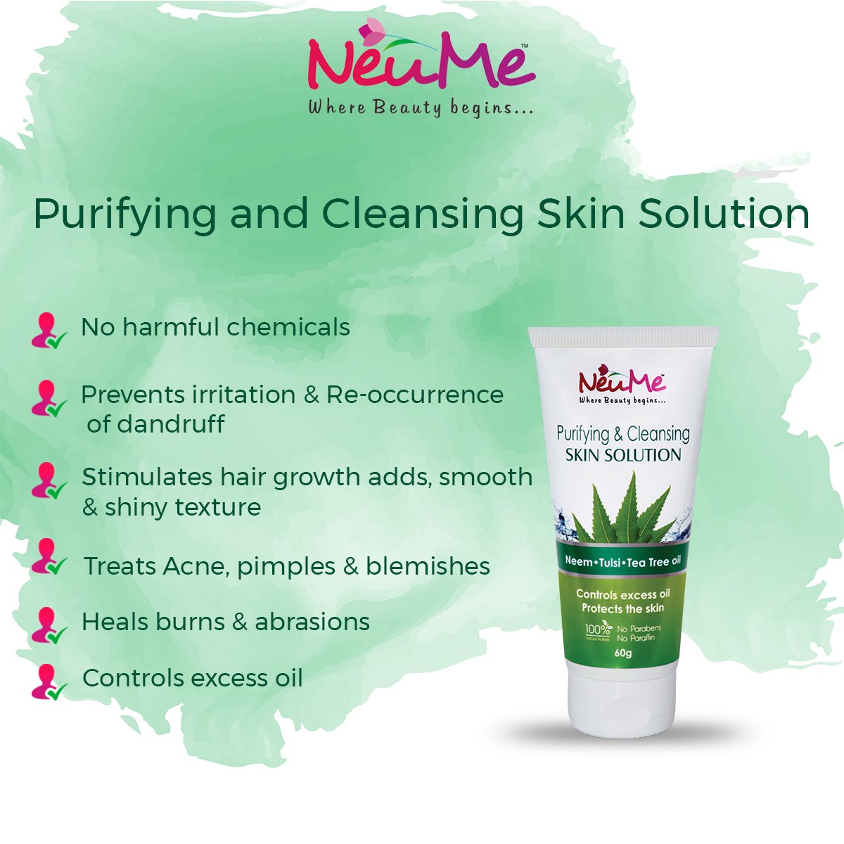 dandruff pimples solution