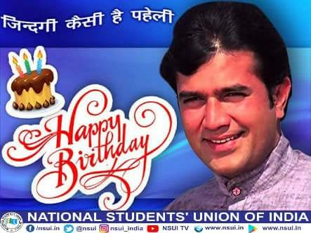 Happy Birthday 
Top Bollywood Superstar 
Rajesh Khanna Ji 