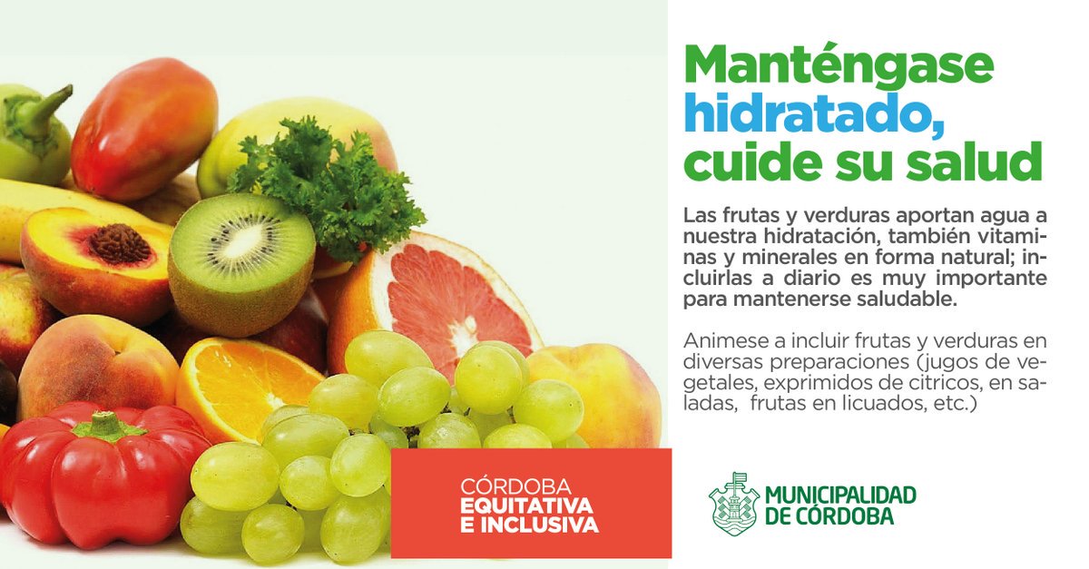 ¡Ante las 🌡 altas temperaturas y las actividades deportivas recordá siempre mantenerte bien hidratado! 🍊🥛