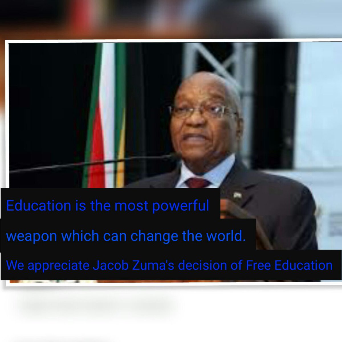MayaCajee's tweet photo. The uneducated masses have now got a chance to read and write. @SAPresident 's initiative to make education free is a great step for the development of SA.We are ready to see a better SA now. #JudiciaryCaptured @SAPresident @IOL @News24 @TimesLIVE @SundayTimesZA @ANN7tv https://t.co/2jIy3XWoxD