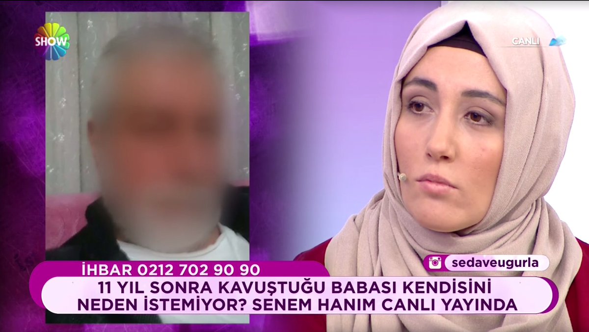 11 yıl sonra kavuştuğu babası kendisini neden istemiyor? Senem Hanım canlı yayında! #sedaveuğurla #sedasayan #uğurarslan #globalmedya #showtv