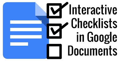 ericcurts's tweet photo. Making Interactive Checklists in Google Docs https://t.co/NwMYNMEx9e #edtech https://t.co/0AaKP73faN