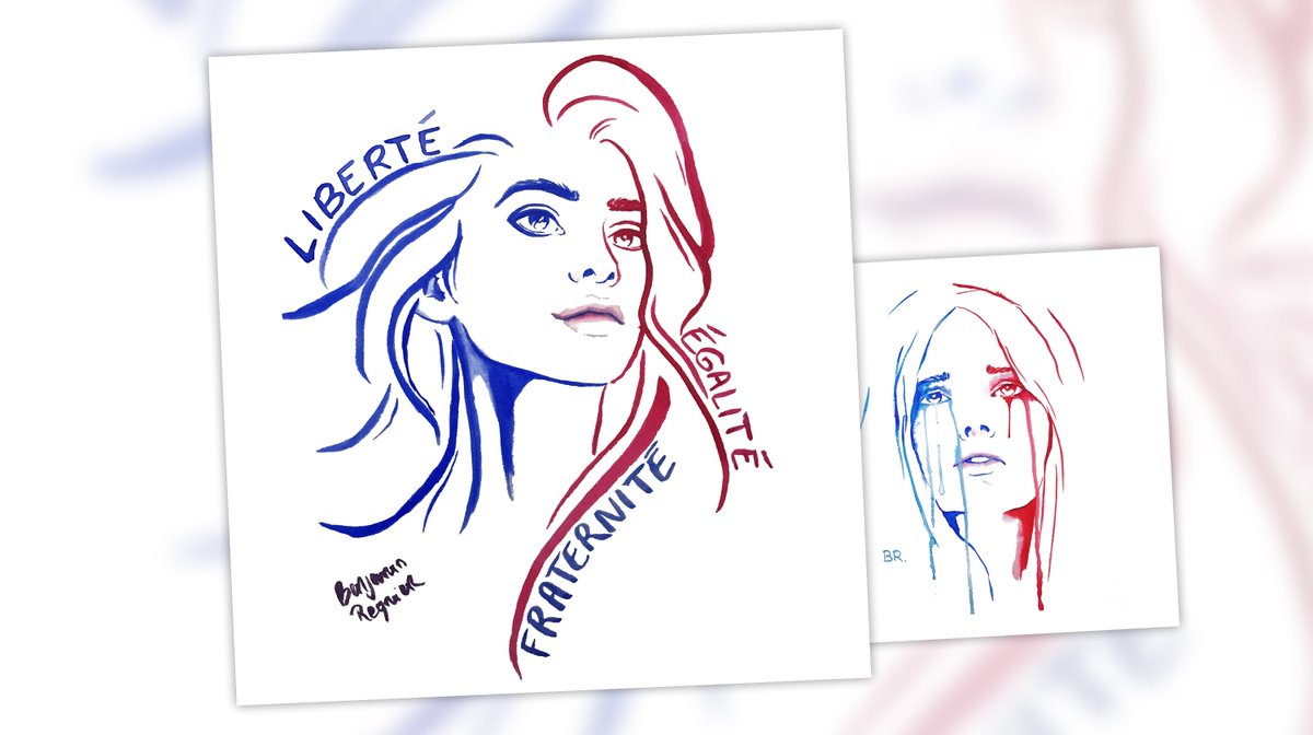 gerardcollomb's tweet photo. Dans la nuit du 13 au 14 novembre 2015 la « Marianne » de Benjamin Régnier, étudiant en design, avait bouleversé les internautes du monde entier après les attaques qui endeuillèrent la France.
Je lui ai confié la réalisation de la carte de vœux 2018 du Ministère de l’Intérieur. https://t.co/6pY0lbJmke