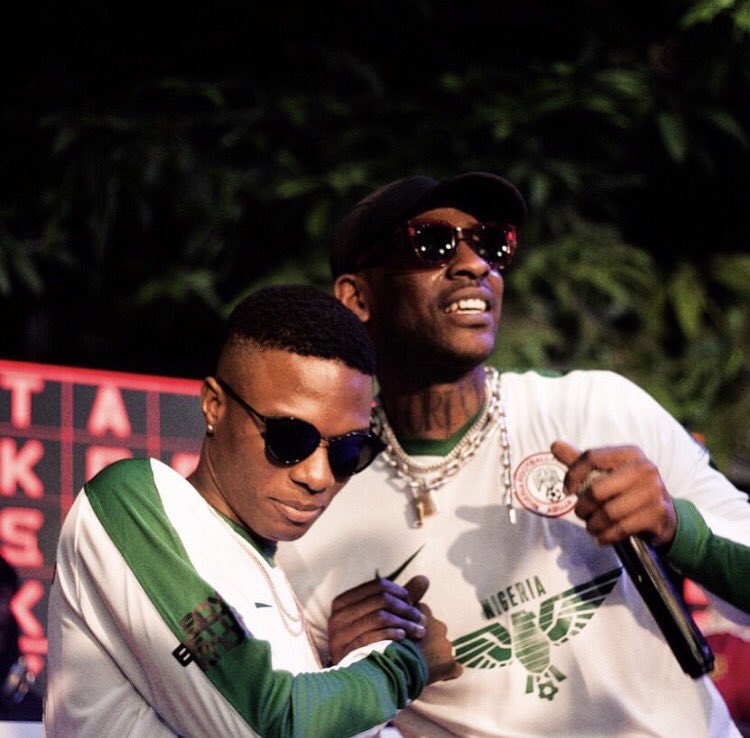 DisturbingLDN's tweet photo. Last night in Lagos for #HOMECOMING2017 @wizkidayo x @Skepta
#GreatnessOnly #DisturbingLagos #bbkAfrica #StarboyWorldwide 🇳🇬💫🔒 https://t.co/r6mn7sa3hA