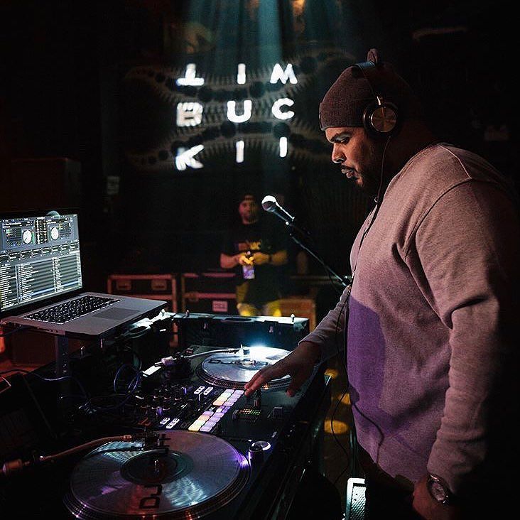 jayilla's tweet photo. In this photo, I’m in the shadows watching a legend under the logo of one of my favorites. 
Hip Hop has been good to me... #TheGetBusy #IntrovertedDJ #WeOff #TimBuck2Forever https://t.co/m3YxNFcafX https://t.co/pNF8oZkPpK
