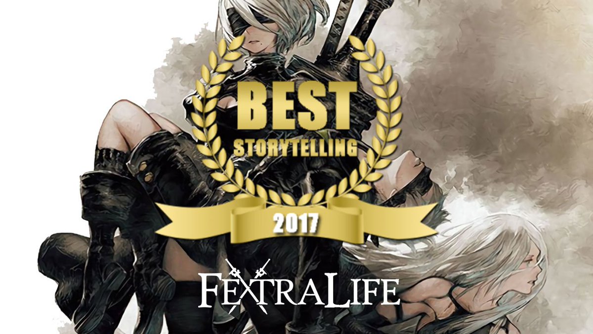 Fextralife's tweet photo. Congratulations to @platinumgames for winning our Best Storytelling award of 2017 with #NieRAutomata https://t.co/lGzhUyRP8s https://t.co/wCU210IuXn