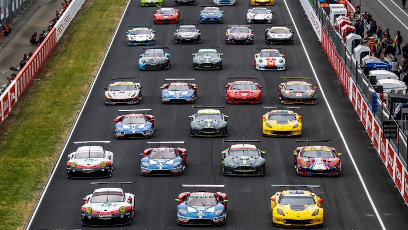GTLeMans's tweet photo. The LM GTE beauties at @24hoursoflemans with the very best teams from @FIAWEC @IMSA and @EuropeanLMS at the world's most famous endurance race #LeMans24 https://t.co/g6CAcwSb9E