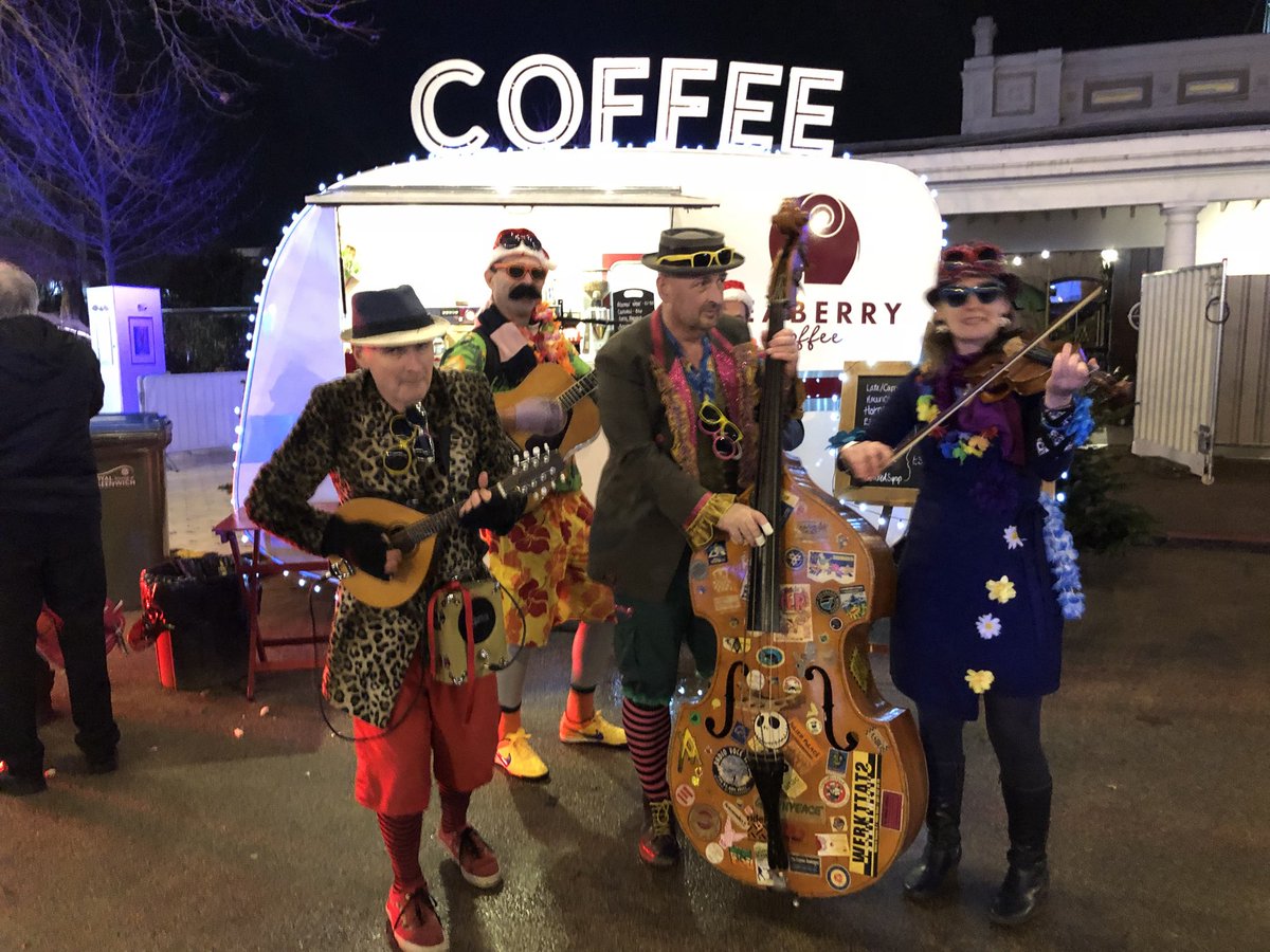 #coffee for the #cosmicsausages @WinterTimeFest another fun and colourful addition to a quality family experience.