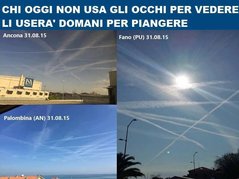 barryus40's tweet photo. APRI GLI OCCHI!!  LE SCIE CHIMICHE SONO UNA TRISTE REALTA'!!😭😷☠️ https://t.co/HssdpLQ32n