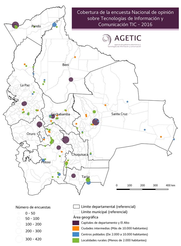 geoboliviaide's tweet photo. Este es el #mapa de la cobertura de la Encuesta de Opinión sobre TIC #Bolivia  #EncuestaTICBo  #MapasBo @AgeticBolivia https://t.co/MFNt1DiQtv