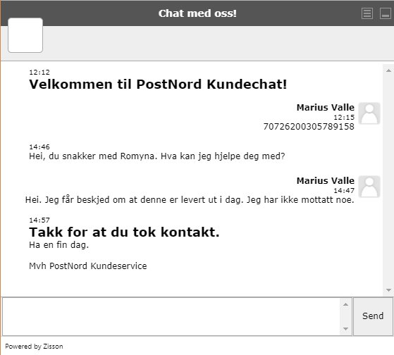Hvilket fraktselskap nettbutikken benytter kommer heretter til å være avgjørende for om jeg vil legge igjen penger der eller ikke. #Postnord