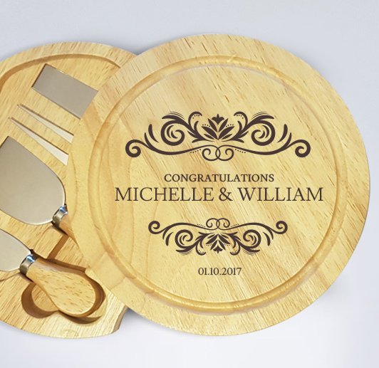 Our Best Seller This Month
Personalised Cheese Board Wedding Gift (5 Pieces)
€39.99
goo.gl/QjoRC3