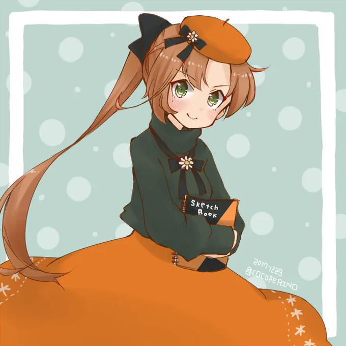 オータムクラウド先生おつかれさまでした。明日もがんばってね。
#艦これ版深夜の真剣お絵描き60分一本勝負  #艦これ版真剣お絵描き60分一本勝負_20171229 