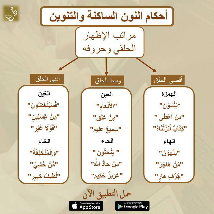 O Xrhsths Ratel App Sto Twitter مراتب الإظهار الحلقى فى أحكام النون الساكنة والتنوين رتل احكام التجويد دقيقة قرآنية قرآن قراءة القرآن