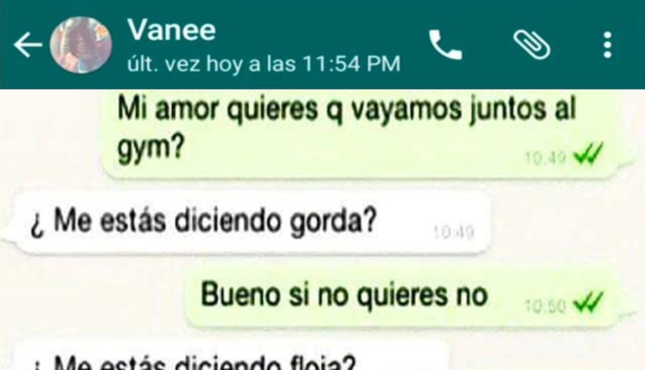 EpicPerucom's tweet photo. #WhatsApp: le dijo a su novia para ir al gimnasio y provocó esto https://t.co/mtG9qWOkVV https://t.co/l6aXr8WVfz