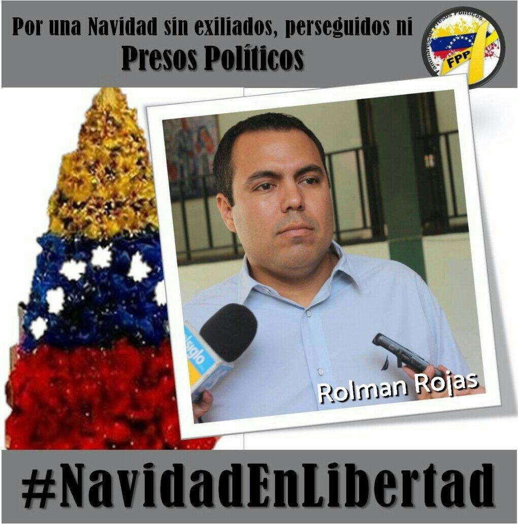 rolmanrojasr's tweet photo. Hoy #29Dic @RolmanRojasR lleva 132 DÍAS DETENIDO en la Cárcel 26 de Julio por impulsar #LaMejorVzla
#LiberenARolman
#NavidadEnLibertad
#LiberenALosPresosPolíticos 
#LibertadYA
#LiberenATODOSLosPresosPolíticos https://t.co/n8Men3HopL