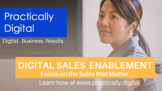 practicallydgtl's tweet photo. Finding the sales that matter most. Digital Sales Enablement is making a difference for 2018 https://t.co/44qxnQEEGp https://t.co/G1y52DcVMg