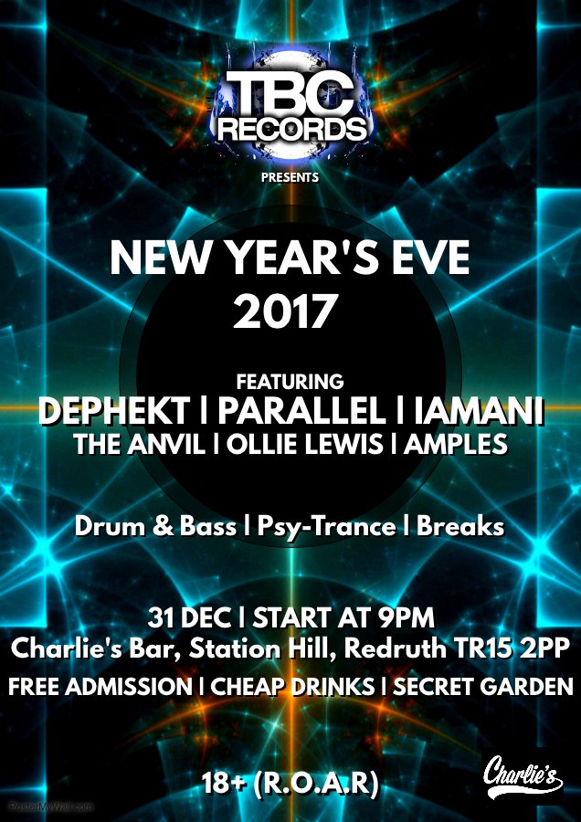 This year has come to an end! What better way to celebrate than coming to our NYE party!

2 days to go!!