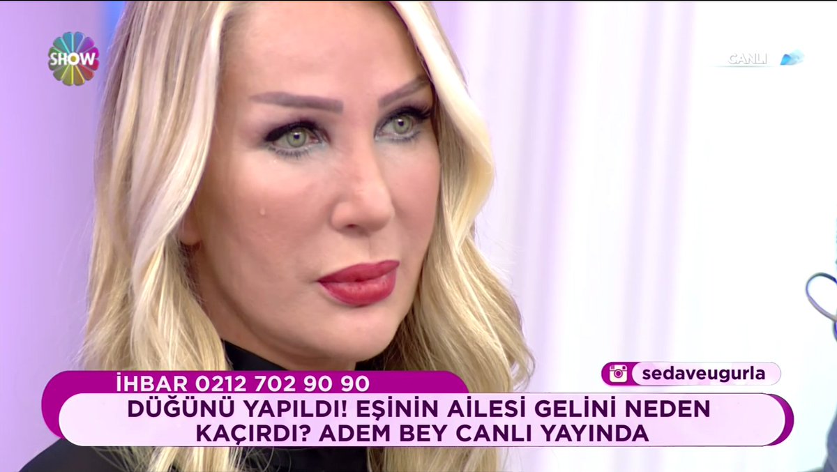 Düğünü yapıldı! Eşinin ailesi gelini neden kaçırdı? Adem canlı yayında anlatıyor... #sedaveuğurla #sedasayan #uğurarslan #globalmedya #showtv