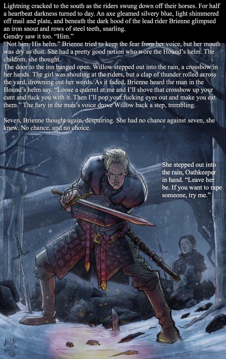 The fury in the man's voice drove Willow back a step, trembling. Seven,  Brienne thought again, despairing. She had no chance against seven, she  knew. No chance, \u0026 no choice. She stepped, image size:757x1200