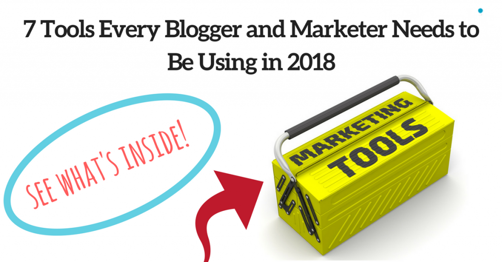 7 Tools Every #Blogger and #Marketer Needs to Be Using in 2018 via <a href="/johnchow/">John Chow</a> <a href="/zacjohnson/">Zac Johnson</a> buff.ly/2CktqBL