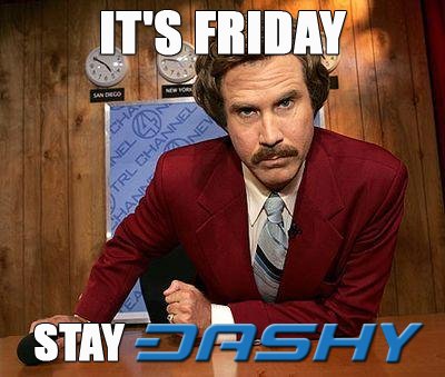 MarkMoneyMason's tweet photo. I got that #FridayFeeling & I'm feeling #DASHtastic
So many great @Dashpay proposals this month!
Next week is going be busy for @DashForceNews
https://t.co/MjRwfvj6nx
#Dash $Dash #Crypto #DigitalCash #StayDashy https://t.co/unFqGoSI3y