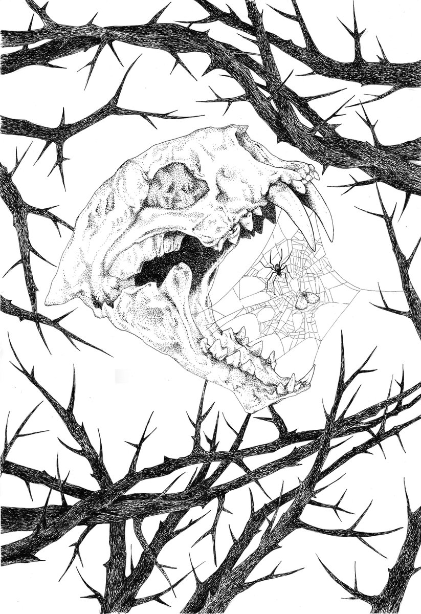 Cornopardo's tweet photo. A thing from my "I LIKE DOTS" period. 
Not sure if I still like #dotwork though. https://t.co/ZjLAJMLJDR