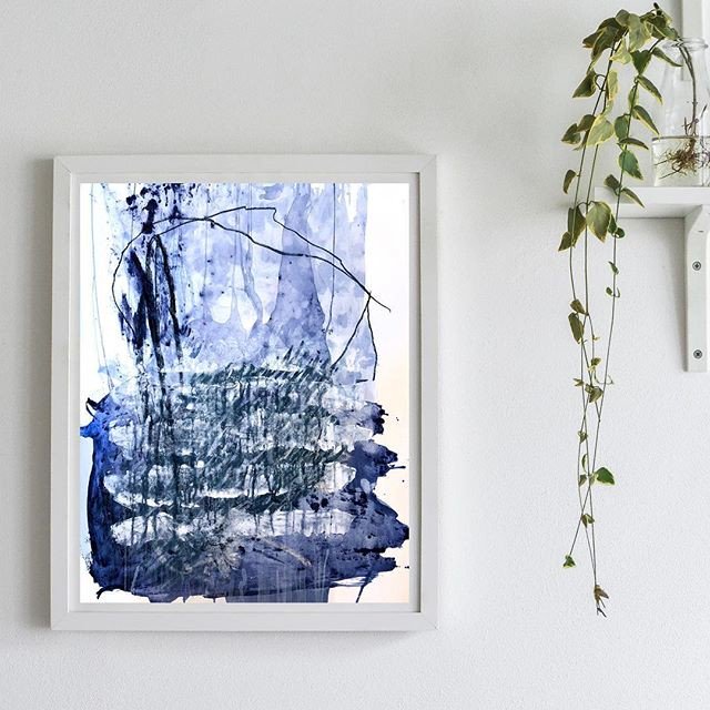 Reposting @melmcgillfineart:
Blues - acrylic and pastel on Arches paper  #abstract #art #abstractart #spraypaint  #limitededitions #prints