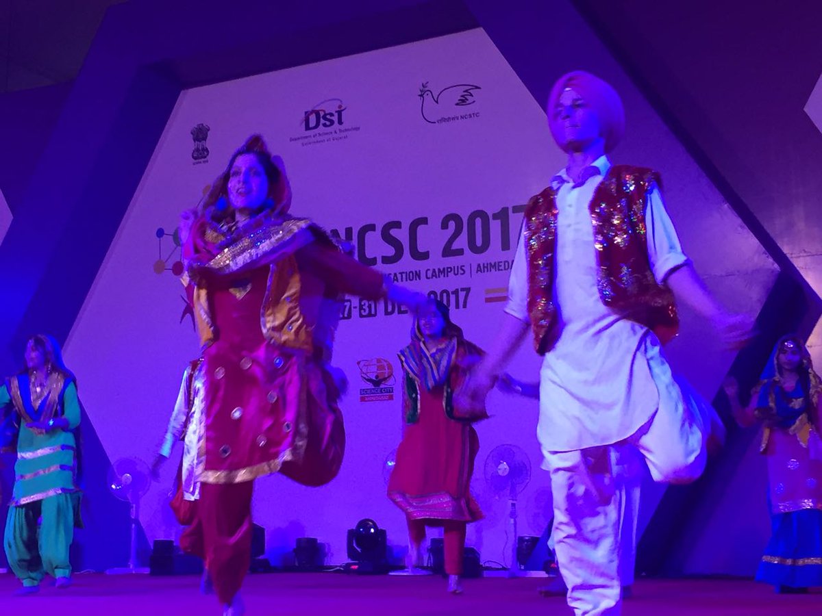 mikipatel15's tweet photo. cultural program is going on at science city main pandal....@25NCSC2017 @kinjal_adhvaryu @YagnangP @megha2_shah https://t.co/52HPrknOUC