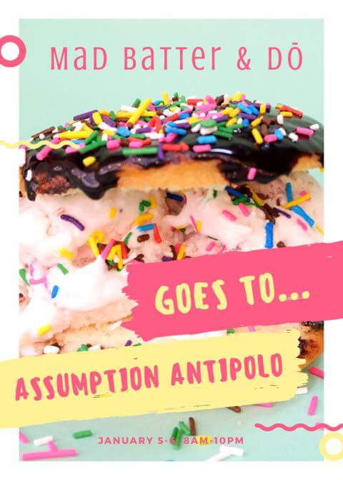 kezhme's tweet photo. ASSUMPTIONISTAS!!!
We're bringing these great wonders of QC to Antipolo! See you at the Assumption Antipolo School Fair on January 5 and 6, 2018!

Fave &amp; RT this and you might just get a sweet surprise from us! 💖

You must also follow:
@waffeemnl 
@madbatteranddo https://t.co/2F40tEzZww