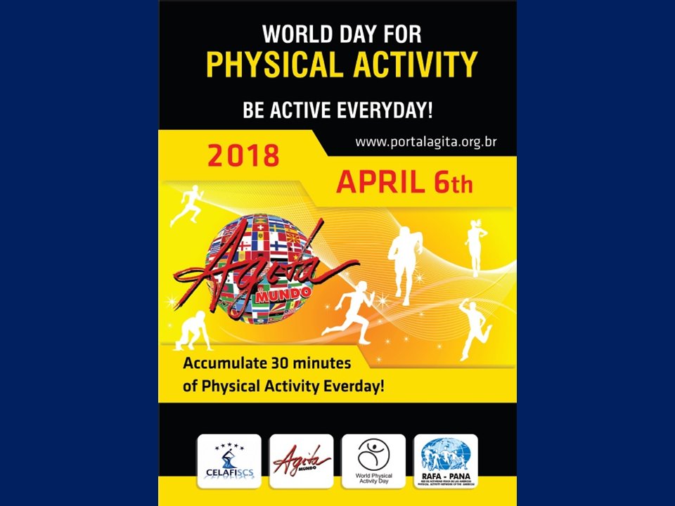 New Year's resolution: Be Active Everyday! #WorldDayForPhysicalActivity