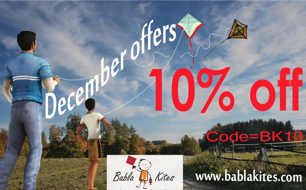 bablakites's tweet photo. Buy Kites Online At https://t.co/2Peoop6dZr 

🎁🎁December Offer🎁🎁🎁
5% Off Coupon Code BK5
8% Off Coupon Code BK8
10%Off Coupon Code BK10
Buy Now:- https://t.co/tfQQpOdXzJ https://t.co/APu1m4gUYY