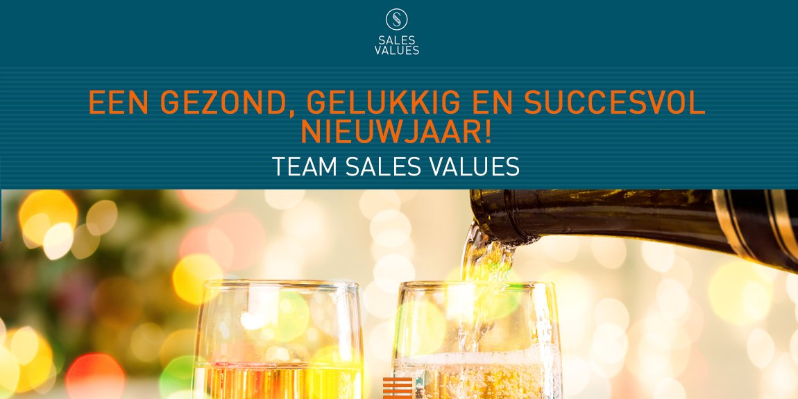 SalesValues's tweet image. Wij wensen iedereen een goed, gezond en succesvol nieuwjaar! #HappyNewYear #Winnen #Sales