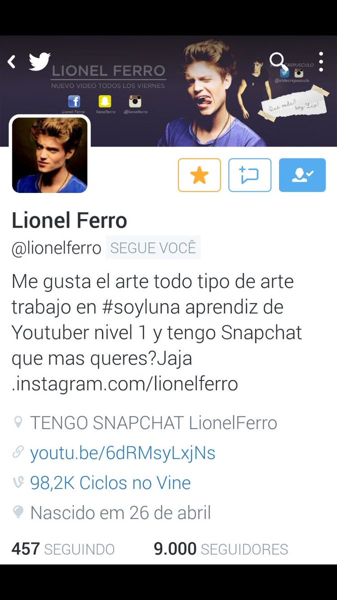LionelFerroBRA's tweet photo. É tão incrível ver o seu crescimento então pouco tempo @lionelferro !! Você merece isso e muito muito mais!!! Felicitaciones!!! #Ferrista #SoyLuna #DameUnaOportunidad https://t.co/2h0sm07h9l