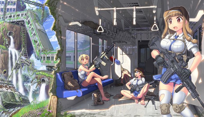 #2017年自分が選ぶ今年の4枚
お仕事で描いたものを除くとこんなところでしょうか。 